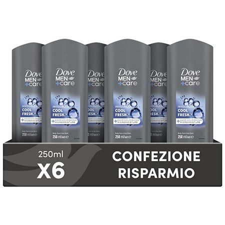 🚿 6er Pack Dove Men+Care Cool Fresh Duschgel, 250ml für 11,70€ (statt 15€)