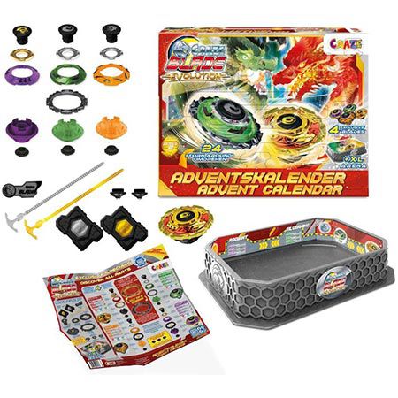 🎄 Craze Blade Evolution Adventskalender mit Kampfkreisel für 23,99€ (statt 35€)
