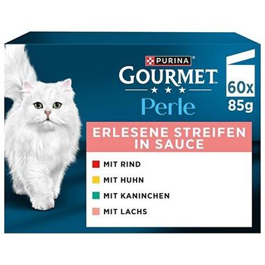 🐾 60er Pack Purina Gourmet Perle Katzenfutter, 85g Beutel ab 23,79€ (statt 30€)