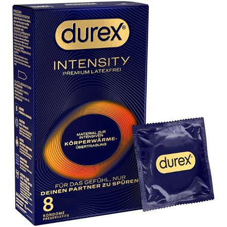 🍆 8er Pack Durex Intensity Kondome, Ultra dünn plus ab 8€ (statt 13€)