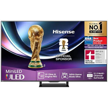📺 Hisense 65U7Q Pro 65″ 4K Mini LED Smart TV bis 165Hz für 799€ (statt 878€)