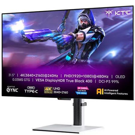 🖥️ KTC G32P5 32″ 4K OLED Monitor, 240Hz, 0,03ms für 572,69€ (statt 800€) 🖥️ KTC G32P5 32″ 4K OLED Monitor, 240Hz, 0,03ms für 572,69€ (statt 800€)