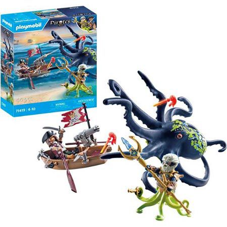 🐙 Playmobil 71419 Pirates Kampf gegen den Riesenoktopus für 11,99€ (statt 18€)