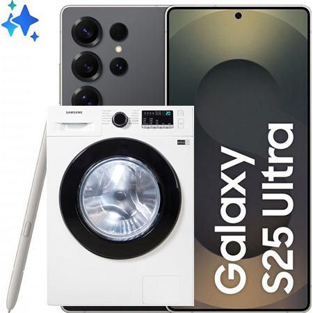 🔥 Samsung Galaxy S25 Ultra (1TB) + WW4900T Waschmaschine für 1.357,55€ (statt 1.672€)