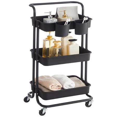 🫙 Songmics Rollwagen mit 3 Ebenen & Ablagefächer für 22,39€ (statt 28€)