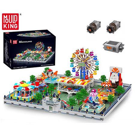 🎡 Mould King 11022 Vergnügungspark mit Motoren für 146,14€ (statt 239€)
