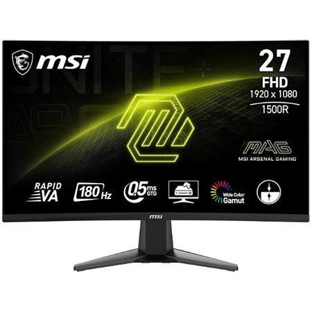 🖥️ MSI MAG 27C6F 27″ FHD Curved Gaming Monitor mit 180Hz für 99€ (statt 126€)