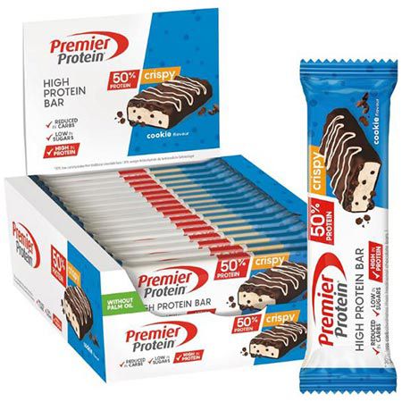 🍫 16er Pack Premier High Protein Crispy Cookie Bar ab 12,89€ (statt 21€)