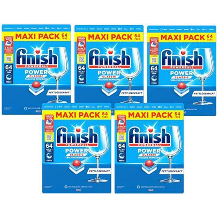 🍽️ 320er Pack Finish Power Classic Spülmaschinentabs für 32,99€ (statt 42€)