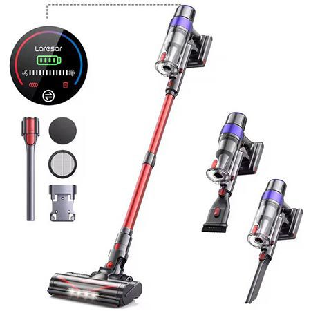 🧹 Laresar V8 Elite 8 Akku-Staubsauger mit 500 Watt für 68,62€ (statt 140€)