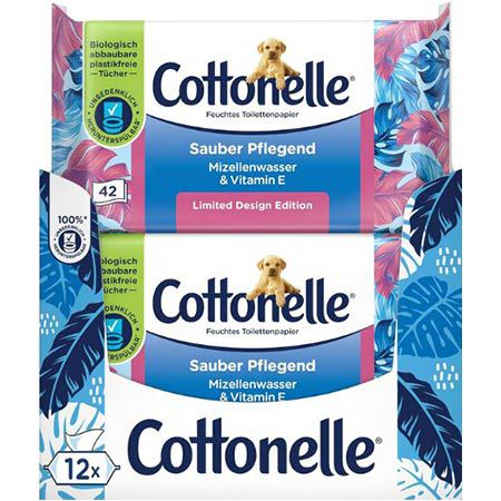 🧻 12 x 42er Pack Cottonelle Feuchtes Toilettenpapier ab 13,49€ (statt 23€)