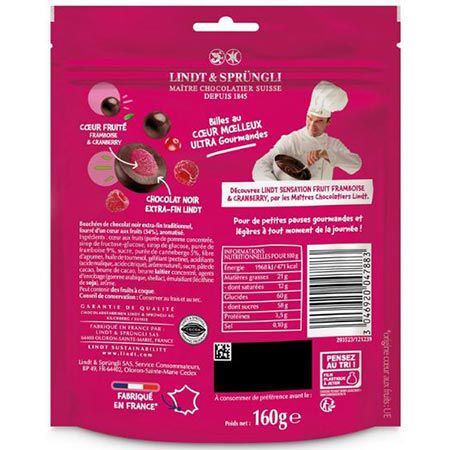 🍬 Lindt Sensation Fruit Himbeere & Cranberry, 150g ab 4,46€ (statt 6€) 🍬 Lindt Sensation Fruit Himbeere & Cranberry, 150g ab 4,46€ (statt 6€)