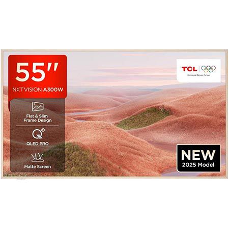 📺 TCL NXTVISION A300W 55″ QLED PRO TV mit 144Hz für 629€ (statt 752€)