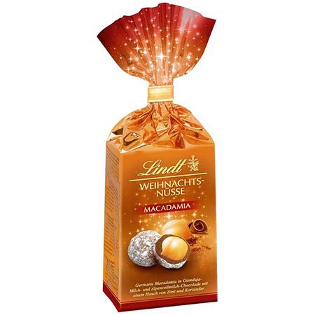 🍫 Lindt Macadamia Weihnachts-Nüsse, 100g Beutel für 4,89€ (statt 6€)