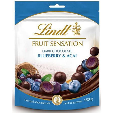 🍫 Lindt Sensation Fruit Heidelbeere & Acai, 150g ab 4,46€ (statt 6€)