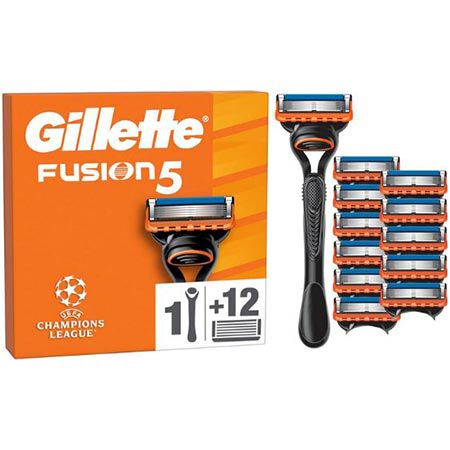 🪒 Gillette Fusion 5 Rasierer + 12 Ersatzklingen für 30,48€ (statt 38€)