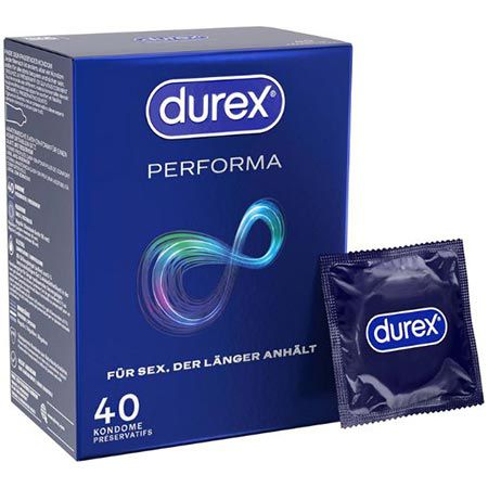 🛏️ 40er Pack Durex Performa Kondome mit benzocainhaltigem Gel ab 22,49€ (statt 27€)