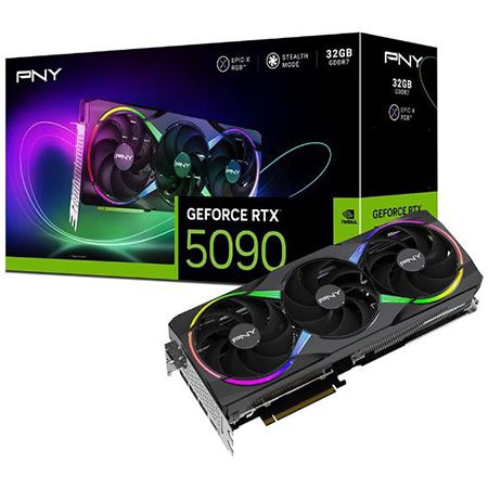 🖥️ PNY GeForce RTX 5090 32GB ARGB OC Triple Fan Grafikkarte für 2.854€ (statt 3.103€)