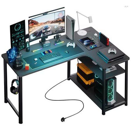 🖥️ Comhoma L-Form Gaming Schreibtisch mit USB + Steckdose für 50,24€ (statt 70€) 🖥️ Comhoma L-Form Gaming Schreibtisch mit USB + Steckdose für 50,24€ (statt 70€)