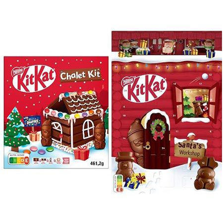🍫 Nestle Kitkat Weihnachtshäuschen + Adventskalender für 24,99€ (statt 32€)