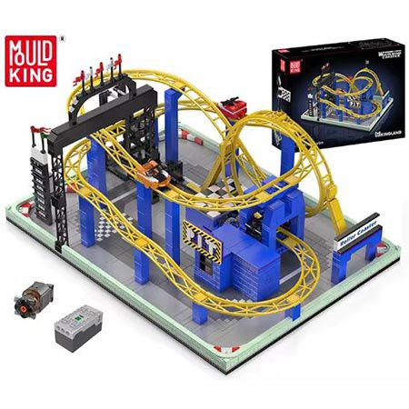 🎢 Mould King 11020 Achterbahn Set mit Motoren für 68,90€ (statt 100€)