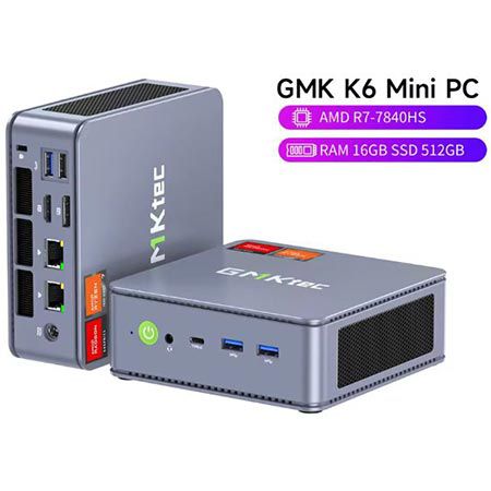 🖥️ GMKtec K6 Mini-PC mit AMD R7-7840HS, 16GB/512GB für 264,69€ (statt 615€) 🖥️ GMKtec K6 Mini-PC mit AMD R7-7840HS, 16GB/512GB für 264,69€ (statt 615€)