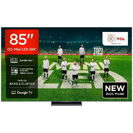 📺 TCL 85Q8C 85″ QD-Mini LED 4K HDR Smart TV mit 144Hz für 1.999€ (statt 2.399€)