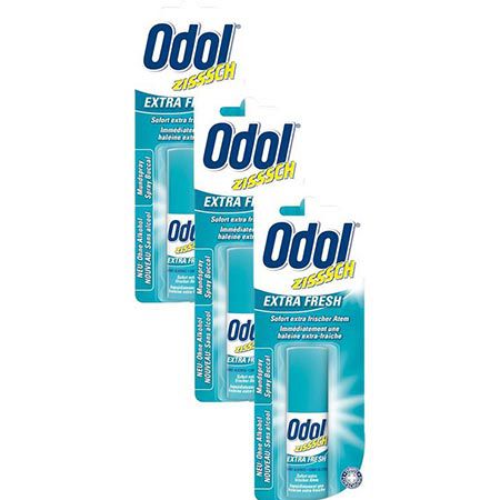 😮‍💨 3er Pack Odol Mundspray Extra Fresh, 15ml ab 5,35€ (statt 8€)