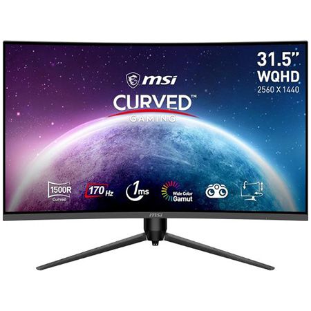 🖥️ MSI G32CQ5P 31,5″ WQHD Curved Gaming Monitor, 170Hz, 1ms für 179€ (statt 230€)