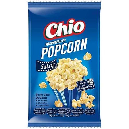 🍿 24er Pack Chio Mikrowellen Popcorn, Salzig, je 100g ab 19,79€ (statt 27€)