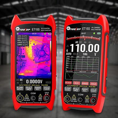 🔍 Tooltop ET15S 3,5 Industrie Wärmebildkamera & Multimeter für 181,81€ (statt 256€)
