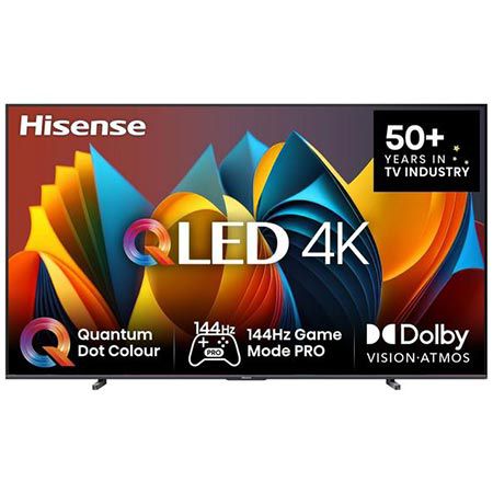 📺 Hisense 100E7NQ 100″ 4K UHD QLED TV mit 144Hz für 1.449€ (statt 1.649€)