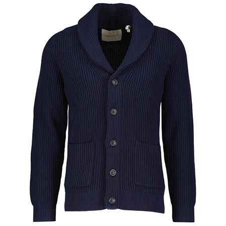 🧥 Gant Strickjacke mit Schalkragen aus Woll-Mix für 180,95€ (statt 220€)