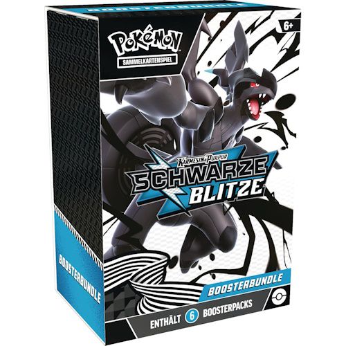 🃏 6x Boosterpacks Pokémon Karmesin & Purpur – Schwarze Blitze für 29,94€ (statt 46€)