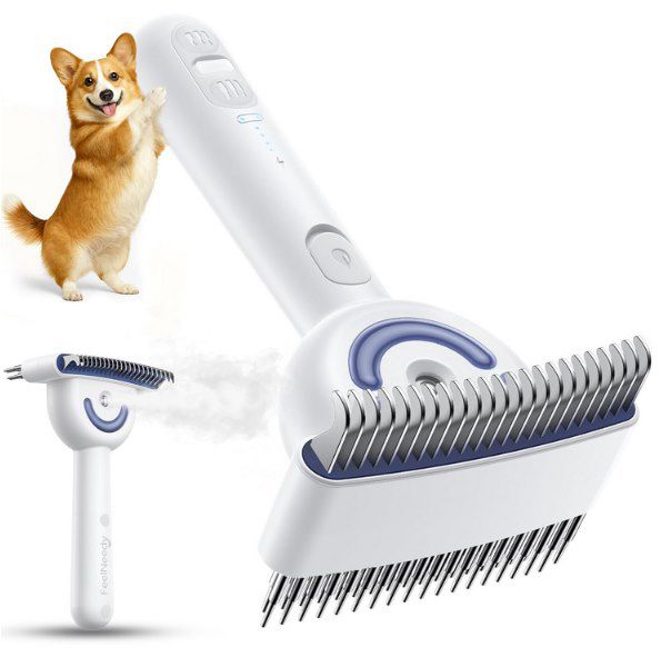 😻🐶 FEELNEEDY Unterwolle Tierbürste mit Dampffunktion für 17,99€ (statt 30€)