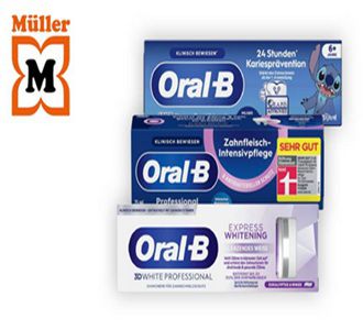 Couponplatz: 2x Oral-B Zahncreme kaufen und 1x Oral-B Zahncreme gratis dazu