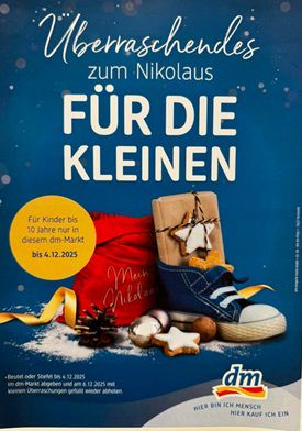 🤶: Nikolaus-Aktion bei dm 🤶: Nikolaus Aktion bei dm