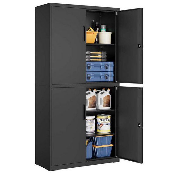 SONGMICS Mehrzweckschrank mit 4 Türen & 5 Ebenen für 121,99€ (statt 144€)
