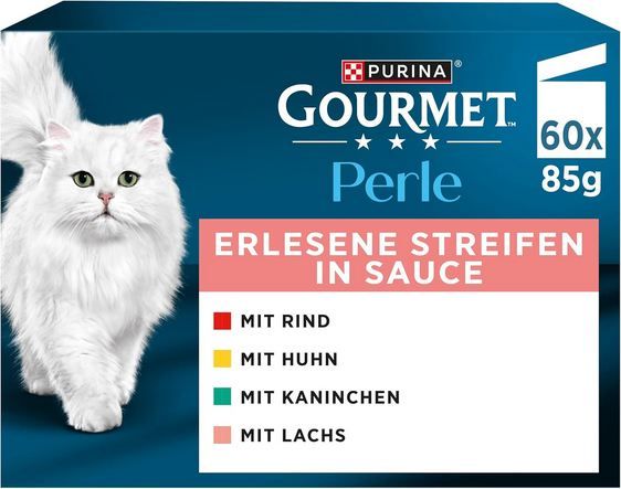 🐾 60er Pack Purina Gourmet Perle Katzenfutter, 85g Beutel ab 23,79€ (statt 30€)