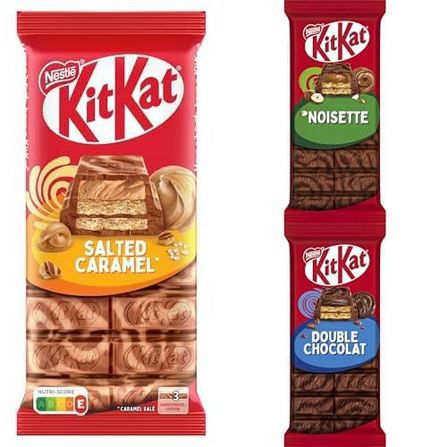 🍫 Nestlé KitKat Tafeln mit Salted Caramel, Hazelnut & Double Chocolate für 5,84€ (statt 7€)