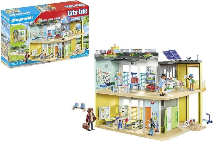 🏫 Playmobil 71327 City Life Große Schule Spielset für 70€ (statt 79€)