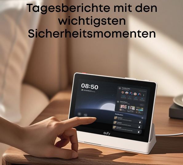 📺 eufy E10 Smart Home Hub 8 Display mit 4 Ansichten für 159€ (statt 183€)