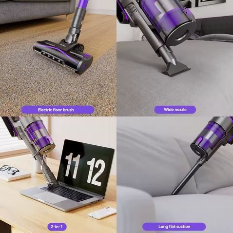 🧹 Redkey X18 Akku Staubsauger mit 500W, 33KPA für 83,62€ (statt 110€)