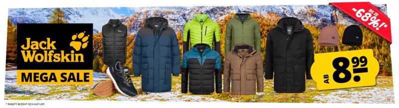 👕 SportSpar: Jack Wolfskin Mega Sale ab 8,99€ + 5€ Gutschein & VSK-Frei ab 60€ 👕 SportSpar: Jack Wolfskin Mega Sale ab 8,99€ + 5€ Gutschein & VSK Frei ab 60€