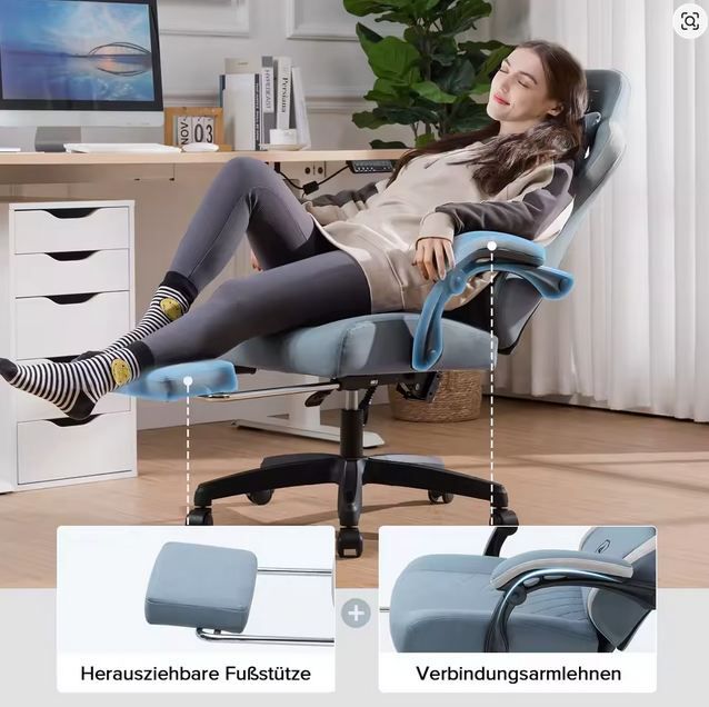 💺 GTPlayer LR002 Gaming Stuhl mit Federsitzkissen für 81,79€ (statt 120€)