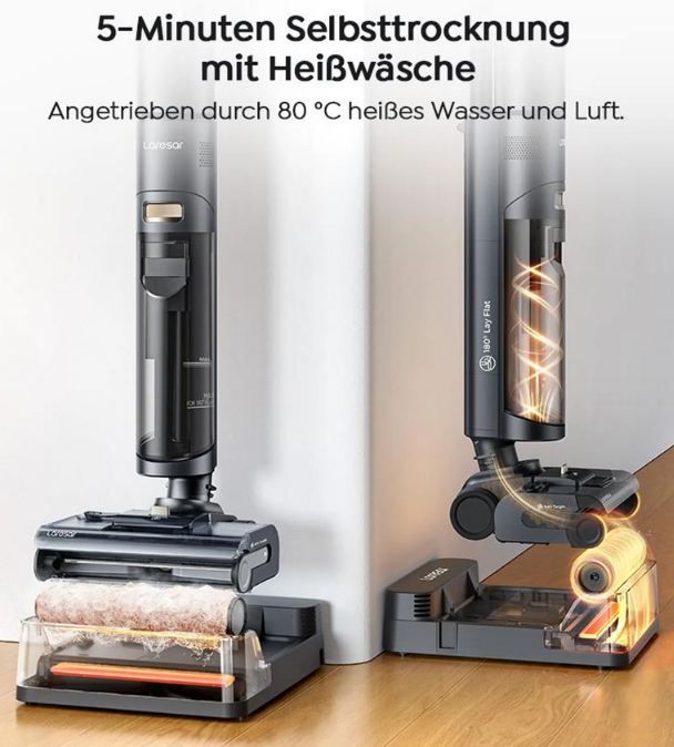 💦 Laresar S7 Pro Kabelloser Nass- & Trockenstaubsauger für 199,69€ (statt 300€) 💦 Laresar S7 Pro Kabelloser Nass & Trockenstaubsauger für 199,69€ (statt 300€)