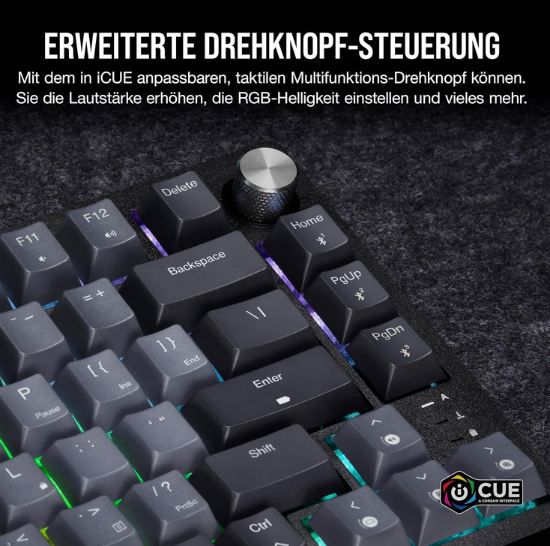 ⌨️ Corsair K65 Plus Wireless 75% RGB Mechanische Gaming Tastatur für 109,99€ (statt 134€)