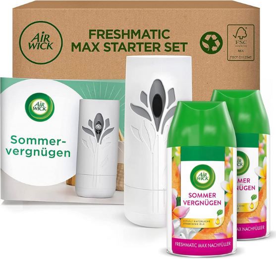 👃🏻 Air Wick Freshmatic Max Sommervergnügen Starter Set ab 8€ (statt 13€)