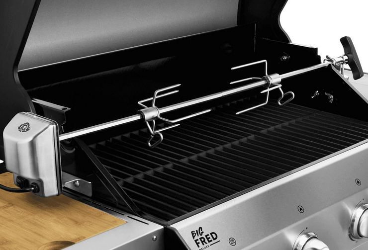 🍖 Burnhard Universal Drehspieß mit Motor, 90 110cm für 83,94€ (statt 109€)