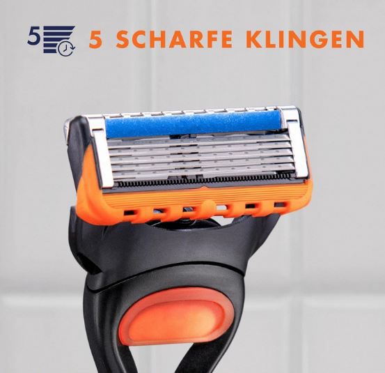 🪒 Gillette Fusion 5 Rasierer + 12 Ersatzklingen für 30,48€ (statt 38€)